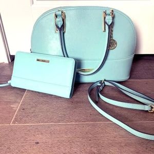 Ann Klein Purse + Matching Wallet